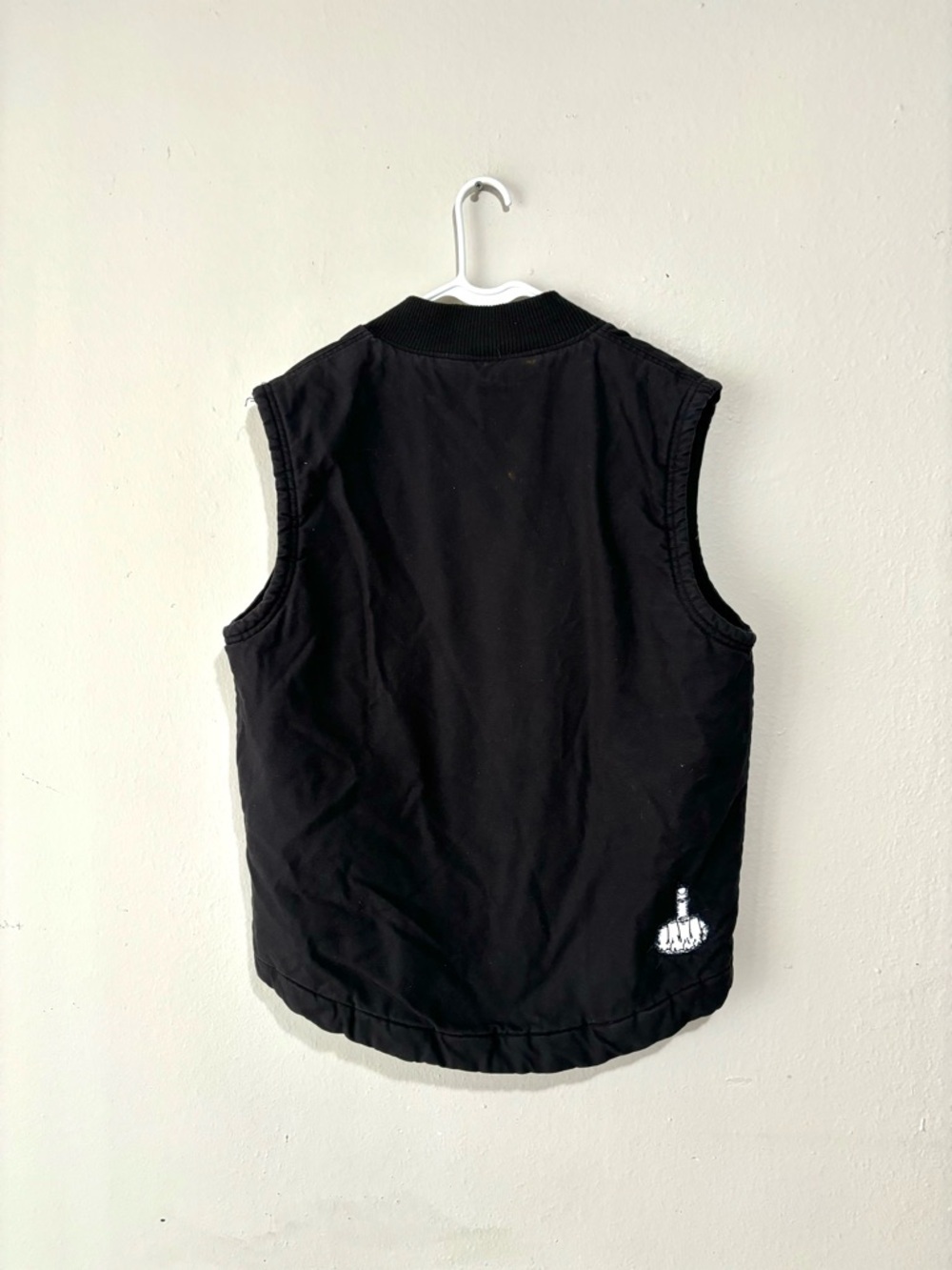 Dickies + Alice Cooper's 2023 Church of Dogma Custom Logo Black Wash Vest M - Picture 6 of 8